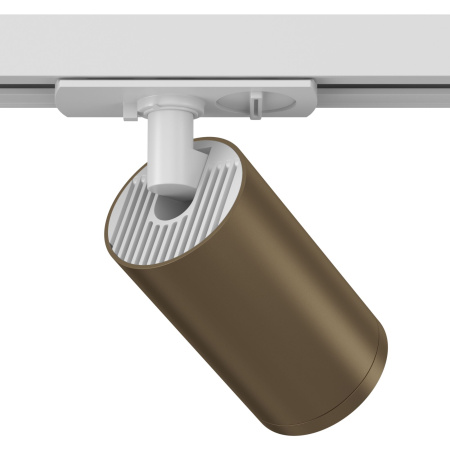 Светильник трековый 1*GU10 10Вт Белый и Бронза матовая IP20 Focus S TR020-1-GU10-WBZ Technical