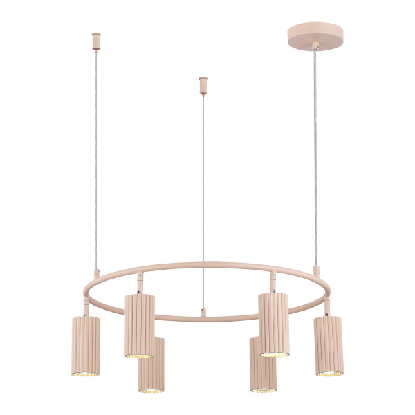 Светильник подвесной Розовый/Розовый GU10 6*5Вт 4000К SL1213.603.06 ST LUCE