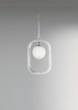 Подвесной светильник 1*G9 40Вт Белый с Серебром IP20 Avola MOD431-PL-01-WS Maytoni