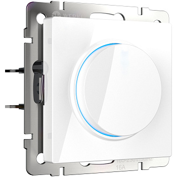 Диммер с подсветкой (белый) СУ IP20 Werkel