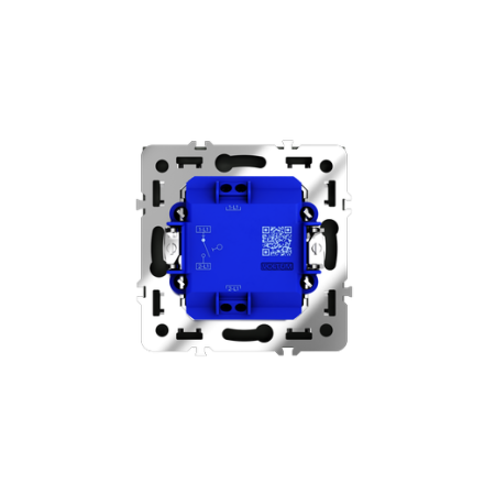 Выключатель встраиваемый Voltum S70 одноклавишный 10А, (титан)