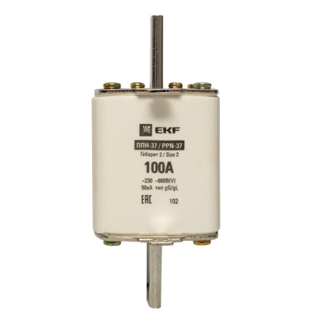 Плавкая вставка ППН-37 400/100А габарит 2 PROxima EKF