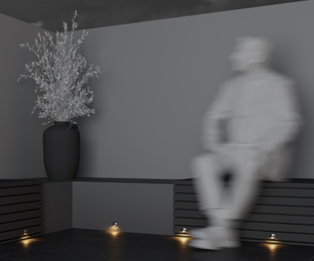 Встраиваемый светильник 1Вт 3000К Серебро IP67 Flash O044DL-L1S3K Outdoor Maytoni