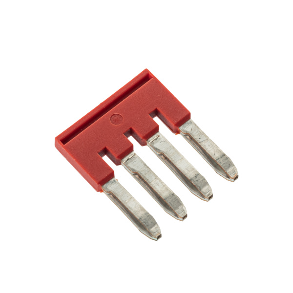 Перемычка вставная, для клемм на 4 кв.мм, 4-х полюсная DKC