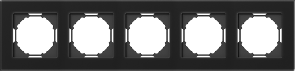 Donel A07 Natural Чёрное стекло рамка 5-я, серия DB