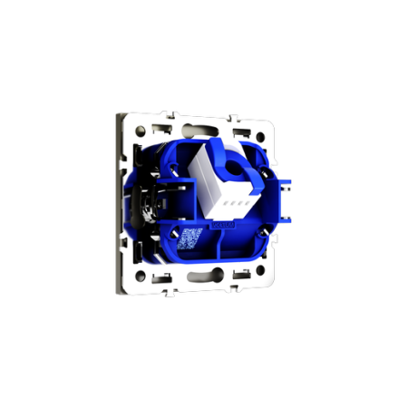 Розетка компьютерная встраиваемая Voltum S70 двойная RJ45+RJ45 КАТ.6, (шелк)