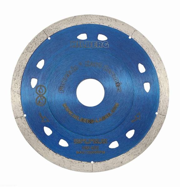 Диск алмазный отрезной 125*22,23 Extra Thin 1,1 mm HM420 Hilberg