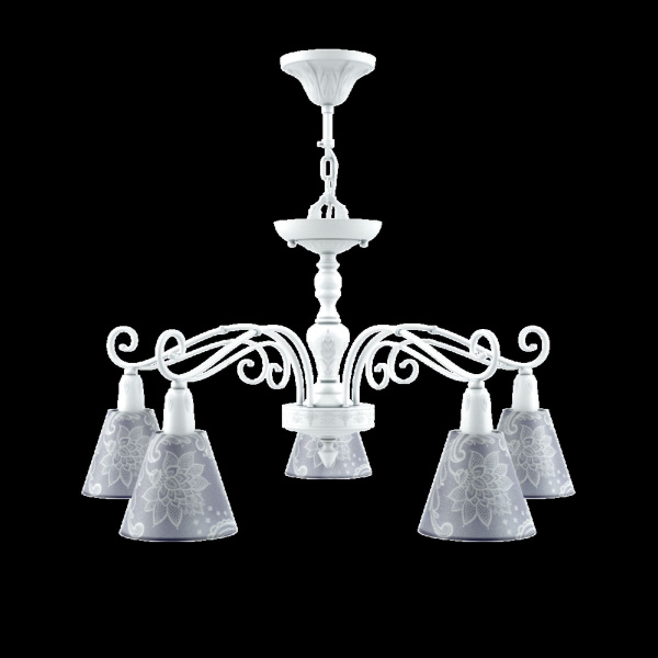 Люстра 5*E14 40Вт Матовый Белый IP20 Provence 6 E4-05-WM-LMP-O-3 Maytoni