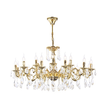 Люстра 18*E14 40Вт Золото IP20 Monica DIA883-PL-18-G Maytoni