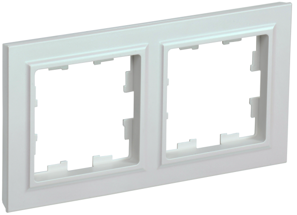 BRITE Рамка 2-местная РУ-2-БрЖ жемчуг IEK