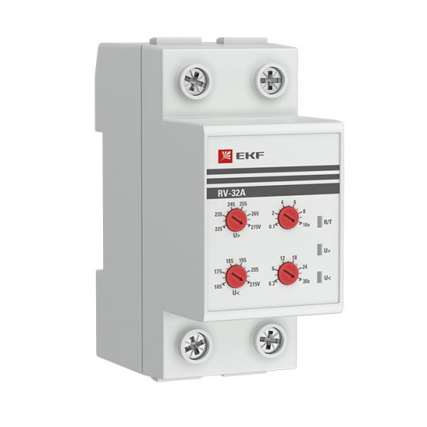 Реле напряжения (сквозное подкл,) RV-32A PROxima EKF