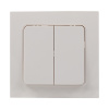Стокгольм Выключатель 2-кл, 10А белый EKF