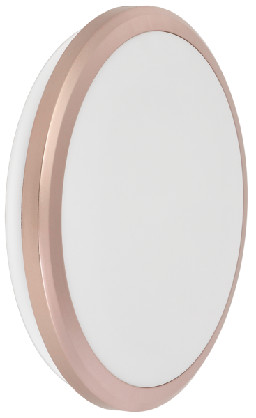 Светильник светодиодный ДПБ 3201 12Вт IP54 4000K круг розовое золото IEK