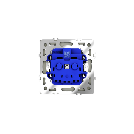Розетка встраиваемая Voltum S70 с заземлением 16А, (сталь)