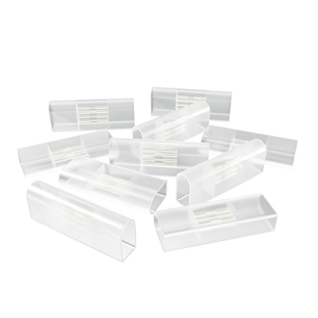 09-152 Комплект (10шт) коннекторов для прямого соединения светодиодного неона RGB 220В, smd 5050, 80д/м, 10*18мм, арт.17-49 APEYRON