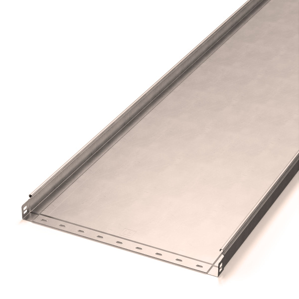 Лоток неперфорированный Стандарт INOX (AISI 409) 600х50х3000 (1,0 мм) (6 м/уп) Промрукав