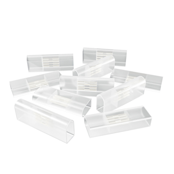 09-152 Комплект (10шт) коннекторов для прямого соединения светодиодного неона RGB 220В, smd 5050, 80д/м, 10*18мм, арт.17-49 APEYRON