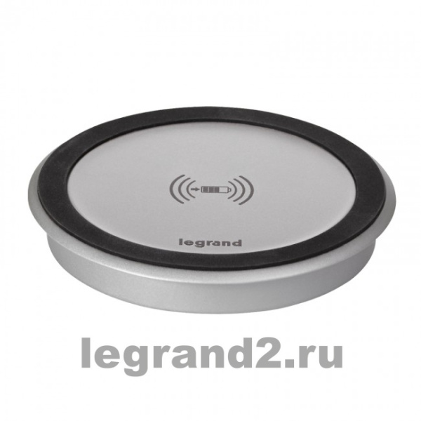 Mosaic беспроводное зарядное устройств для смартфонов, встроенного монтажа для установки в мебель. 250В 1А. алюминий