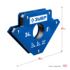 УМ-3 до 34 кг угольник магнитный для сварочных работ ЗУБР