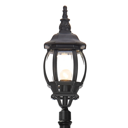 Светильник садово-парковый Feron 8111/PL8111 столб 100W E27 230V, черный