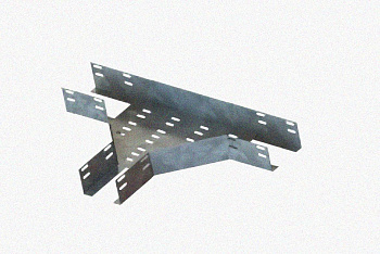 Лоток тройниковый перфорированный ОТ 250х65 УТ1,5, оцинкованный лист S1,0
