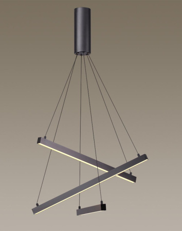 Подвесной св-к LED 3000K 39W 220V COMETA черный/металл ODEON LIGHT