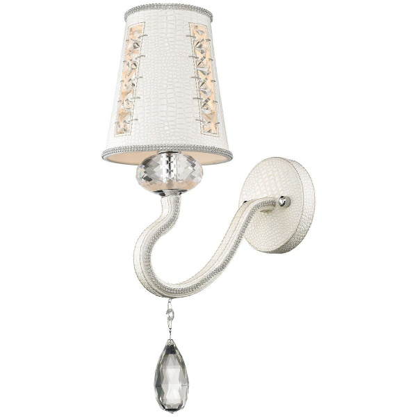 Бра Белый/Белый, Прозрачный E14 1*40Вт WE391.01.001 WERTMARK