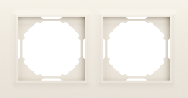 Donel A07 Wave матовый кремовый рамка 2-я, серия DB