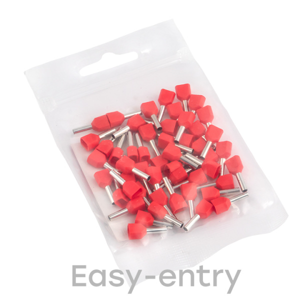 Наконечник штыревой втулочный изолированный НШвИ(2) 1,0-8 (50шт) PROxima EKF