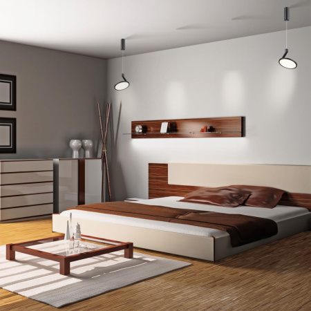 Св-к накл.,длина провода 1м IP20 LED 4000K 18W 85-265V HAT черный NOVOTECH