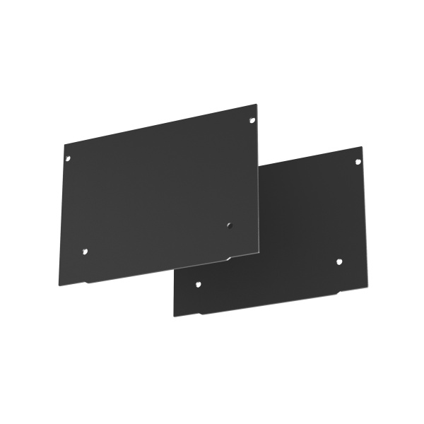 Заглушка декоративная черная - 2шт.+ 8 саморезов для профиля ALM-11681-PL-B-2M Черный (ALM013EC-PL-B) Technical Maytoni