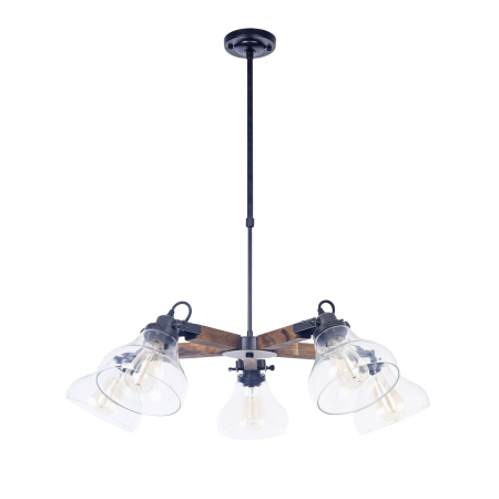 Люстра 5*E27 60Вт Черный IP20 Lorenza FR4171-PL-05-B Freya