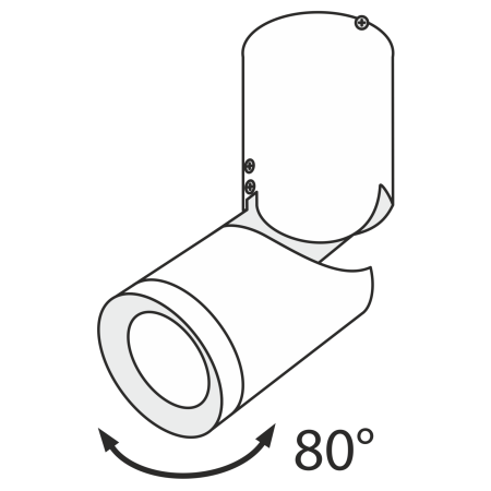 Потолочный светильник 10Вт 3000K Черный IP20 Tube C019CW-01B Technical