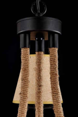 Люстра 3*E14 60Вт Матовый Черный IP20 Corda FR4402-PL-03-GB Freya