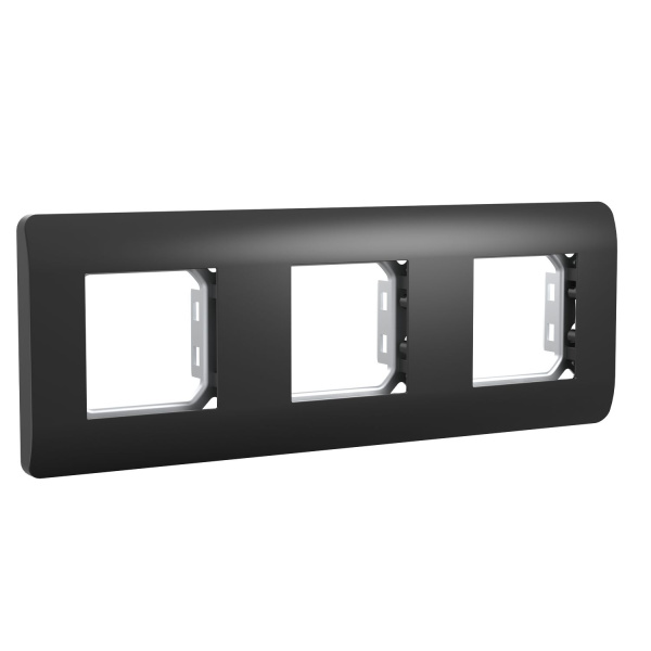 Рамка 3-ая, универсальная, черный NEW3-E CHINT