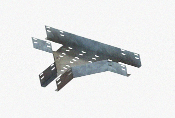 Лоток тройниковый перфорированный ОТ 150х25 УТ1,5, оцинкованный лист S1,0