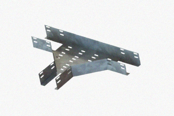 Лоток тройниковый перфорированный ОТ 150х25 УТ1,5, оцинкованный лист S1,0