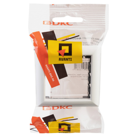 Рамка-суппорт "Avanti" для "In-liner Front", белый, 2 модуля DKC