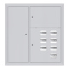 Щит этажный 7 кв, слаботочка слева (1000х950х150) PROxima EKF