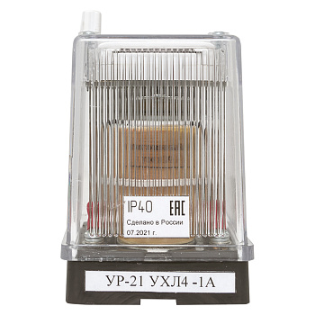 Указательное реле, с контактом самовозврата, постоянного тока, ток срабатывания 0,16А, заднее присоединение, исполнение УХЛ4 EKF