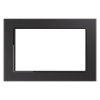 Рамка 2-местная (без перемычки), стекло, STEKKER, GFR00-7012-06, серия Катрин, графит