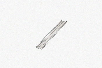 Лоток замковый перфорированный ЛМЗ 150х65х2000 УТ1,5, оцинкованный лист, S1,0