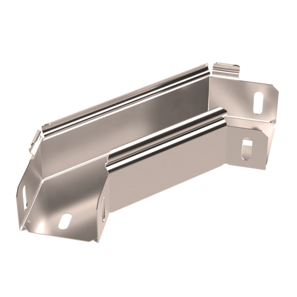 Угол горизонтальный 90 градусов Стандарт INOX (AISI 409) 50х50 Промрукав