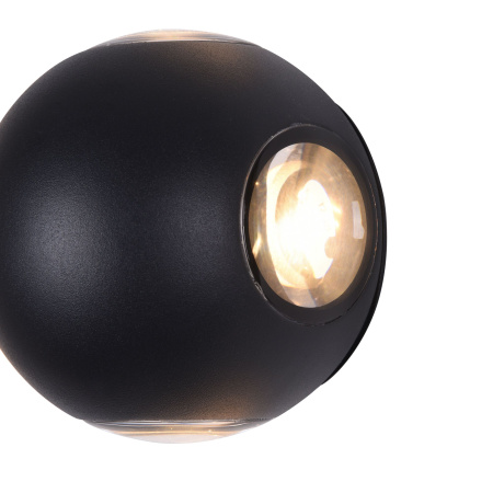 Бра 4Вт 3000K Черный IP20 Gansevoort O575WL-L12B Outdoor