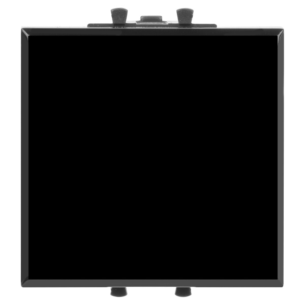 Кнопка одноклавишная модульная, "Avanti", "Черный квадрат", 2 модуля DKC