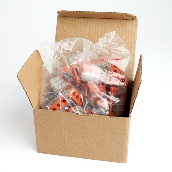 Клемма монтажная 3-проводная STEKKER для 1-жильного проводника, LD773-173