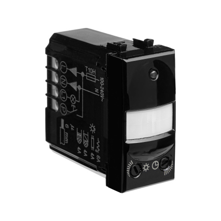 Датчик движения модульный, "Avanti", "Черный квадрат", 1 модуль DKC