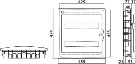 ЩРв-П-36, IP41, белый, с усиленным клеммным блоком 2х87312 DKC ЩРв-П-36, IP41, белый, с усиленным клеммным блоком 2х87312 DKC