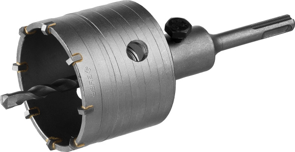 ПРОУНИВЕРСАЛ 80мм, коронка с твердосплавными резцами ЗУБР