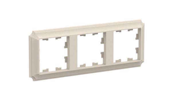 ATLASDESIGN ANTIQUE 3-постовая РАМКА, универсальная, БЕЖЕВЫЙ Schneider Electric